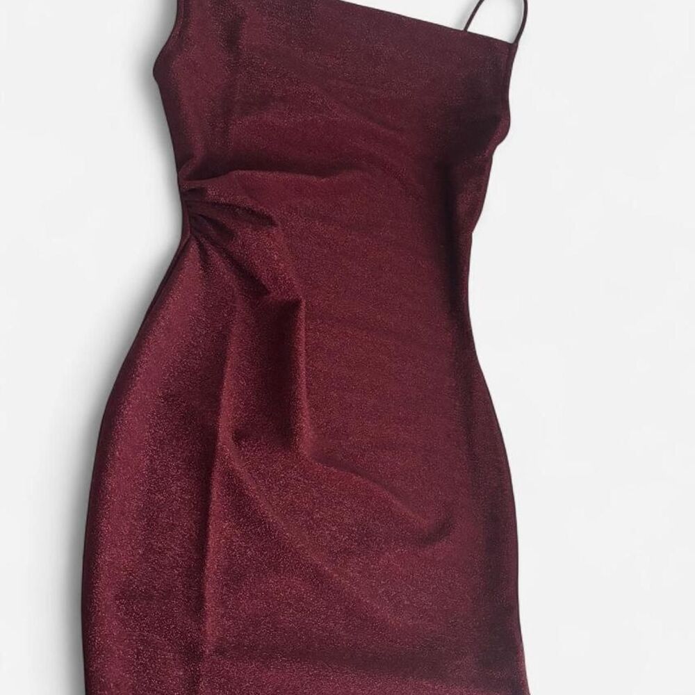 H-m Women's Burgundy and Red Dress